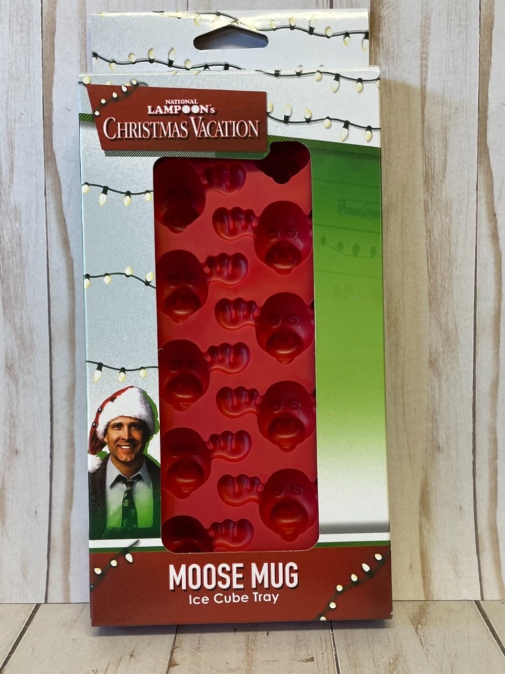 National Lampoon's Christmas Vacation Moose Mug Ice Cube Tray Red Party Mold NEW